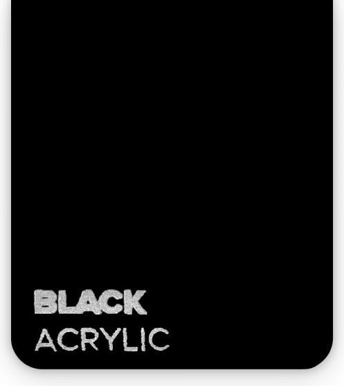 Actual product image flux Acrylic glass plate - Beamo - Black (30 cm, 21 cm)