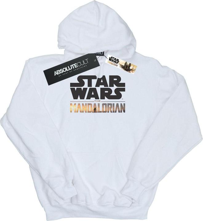 Immagine prodotto Star Wars The Mandalorian Logo Felpa con Cappuccio Uomo (S)