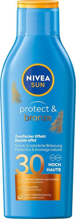 Produktbild NIVEA Sun Protect & Bronze Sonnenlotion (Sonnenlotion, SPF 30, 200 ml, 230 g)