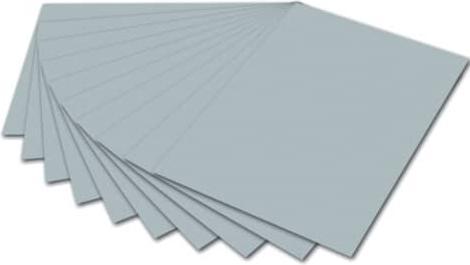 Actual product image Folia Photo cardboard 300g/m2 silver 50x70 cm, 1 sheet with EAN code (1 x)