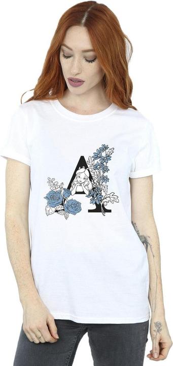 Immagine prodotto Disney Alice In Wonderland Letter A Maglietta Ampia Donna (L)