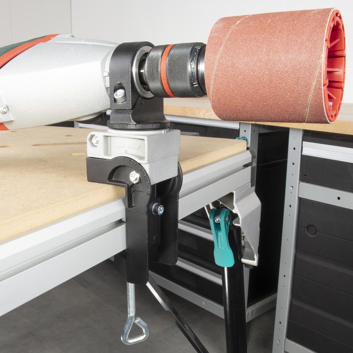 Produktbild wolfcraft Kombihalter, Alu-Druckguss, schwenkbar