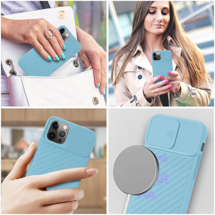 Actual product image Cadorabo TPU cover with camera protection (Apple iPhone 12, Realme 12 Pro+)