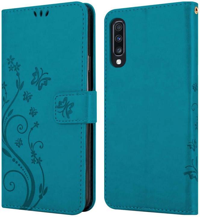 Actual product image Cadorabo Flower Book Cover (Samsung Galaxy A70)