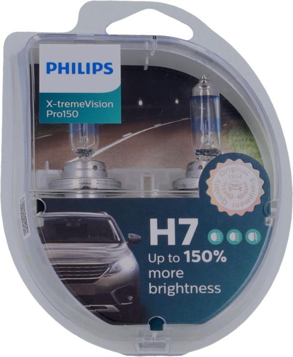 Actual product image Philips Halogen bulb headlight lamp H7 X treme Pro150 (H7)