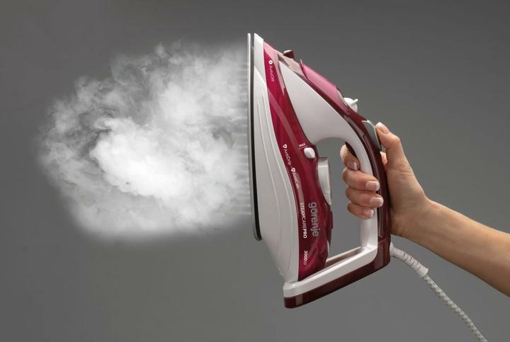 Immagine prodotto Gorenje SIH3000RBC Ferro da stiro a vapore con suola in ceramica (3000 W, 250 g/min)