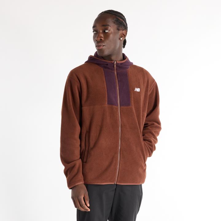 Actual product image New Balance Polar Fleece Hooded Jacket (L)