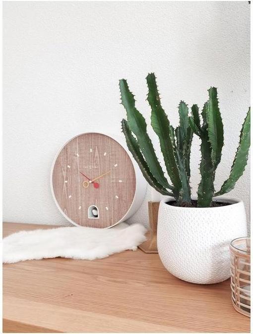 Actual product image Nextime Wall clock Nightingale White (30 cm)
