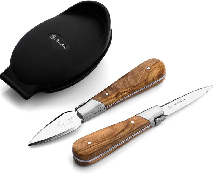 Actual product image Laguiole Oyster knife gift set