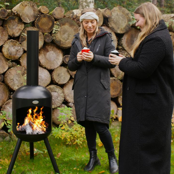 Actual product image Bonfeu BonSelo garden fireplace black