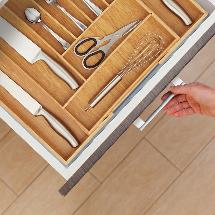 Actual product image Relaxdays Mesh Cutlery Tray L