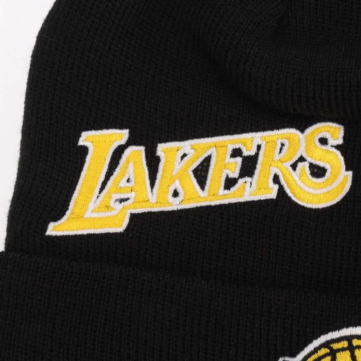 Actual product image New Era LA Lakers Multi Patch Beanie