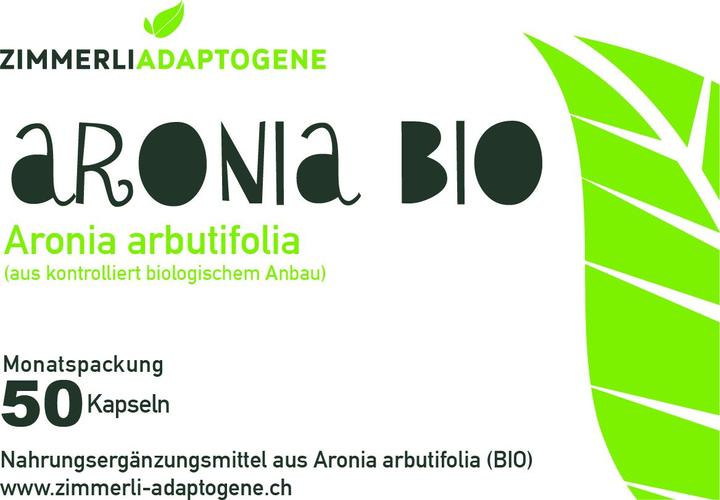 Produktbild Zimmerli Adaptogene Aronia Kapseln (BIO) 50 Kapseln (1 Stück, Kapseln, 25 g)