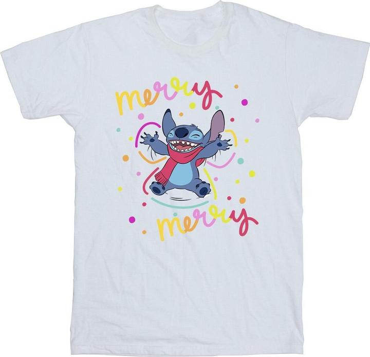 Produktbild Disney Lilo & Stitch Merry Rainbow TShirt (S)