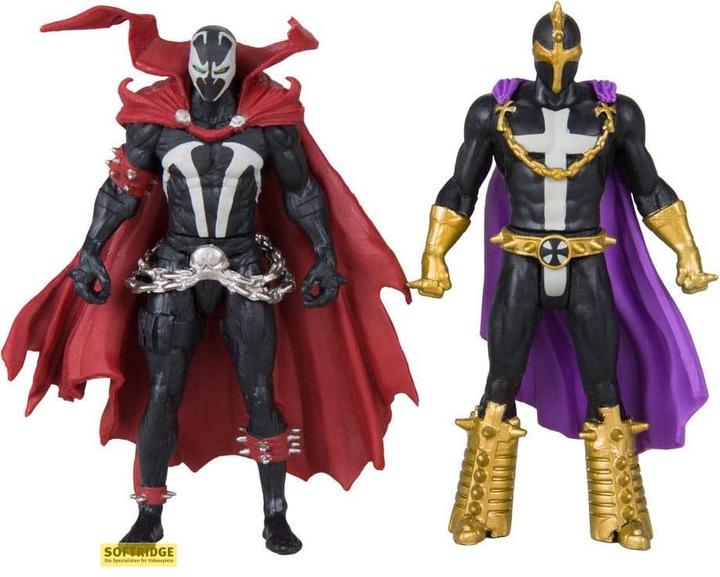 McFarlane Spawn assoritment pack 2 figurines et comic book Spawn & Anti-Spawn (Spawn #1) 8 cm (6)