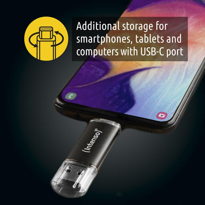 Actual product image Intenso Twin Line (32 GB, USB-C, USB 3.2)