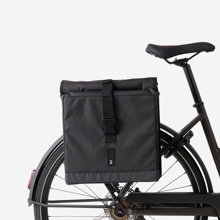 Produktbild Decathlon Doppel-Fahrradtasche 500 (20 l, Gepäckträgertasche)