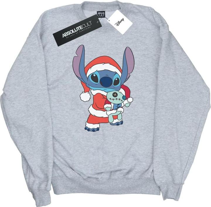 Actual product image Disney Womens/Ladies Lilo And Stitch Stitch Christmas Sweatshirt (XL)