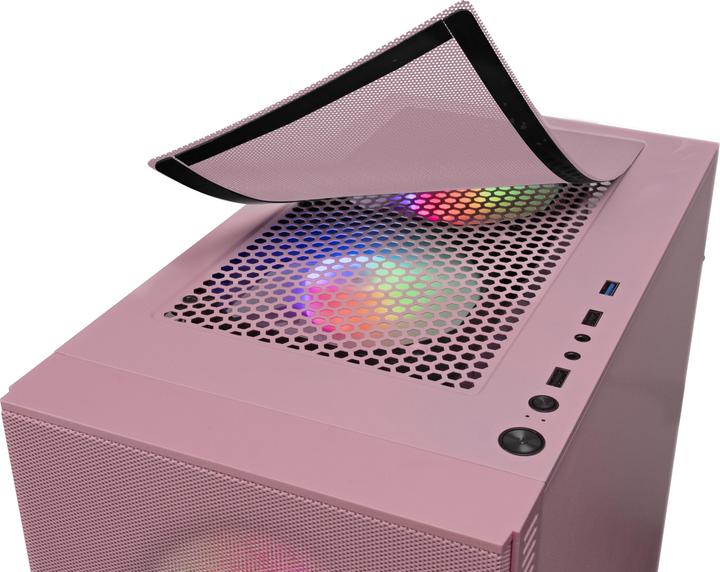 Image du produit Mars Gaming Boitier Mini Tour Micro Atx Mcz RGB Avec Panneau Vitré (Rose) (mATX, Mini-ITX)