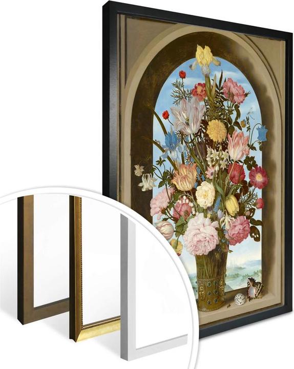 Actual product image Trenddeko Flower vase in a window niche (50 x 60 cm)