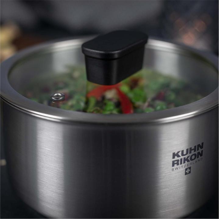 Produktbild Kuhn Rikon Locarno Stielkasserolle 2.0 L (18 cm, Stielkasserolle, Edelstahl)