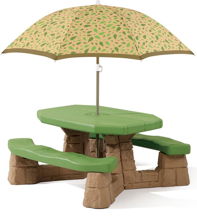 Step2 Naturally Playful Picnic Table With Umbrella
