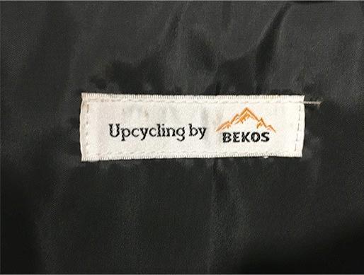 Produktbild Bekos Upcycling - Grosser Rucksack aus recycelten Futtersäcke Schwein (30 l)