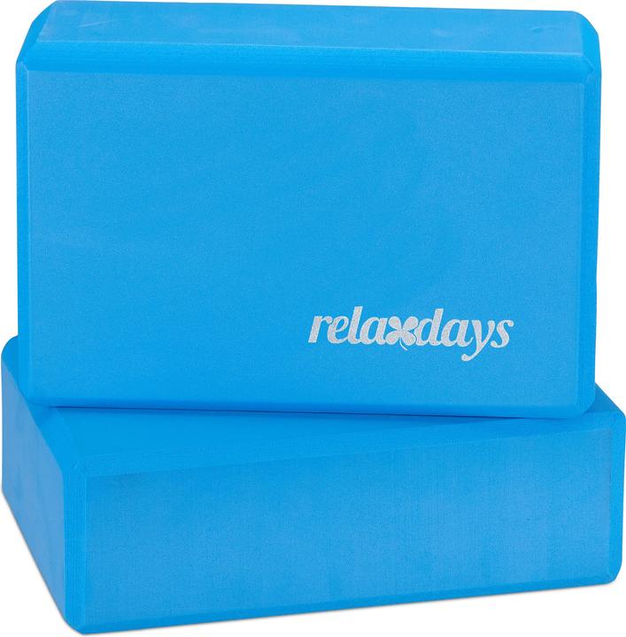 Actual product image Relaxdays Set of 2 Yoga Blocks