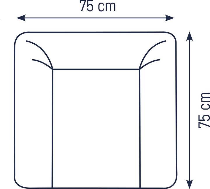 Immagine prodotto Julius Zöllner Fasciatoio Softy coniglietto e gufo 85 x 75 cm (85 x 75 cm)