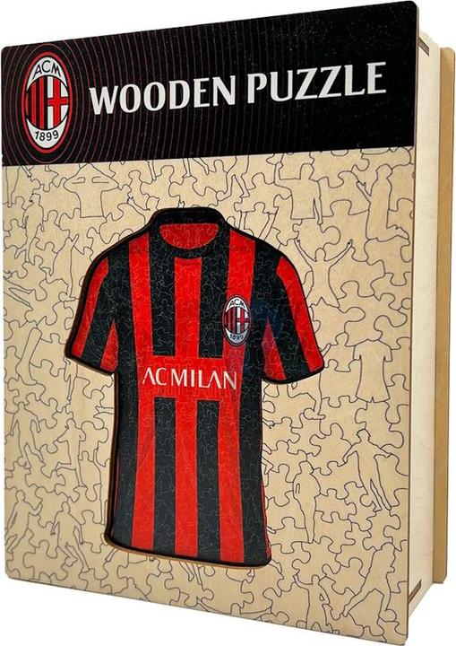 Immagine prodotto Iconic AC Milan - Maglia - Puzzle in Legno Taglia S (150 Pezzi) (150 pezzi)