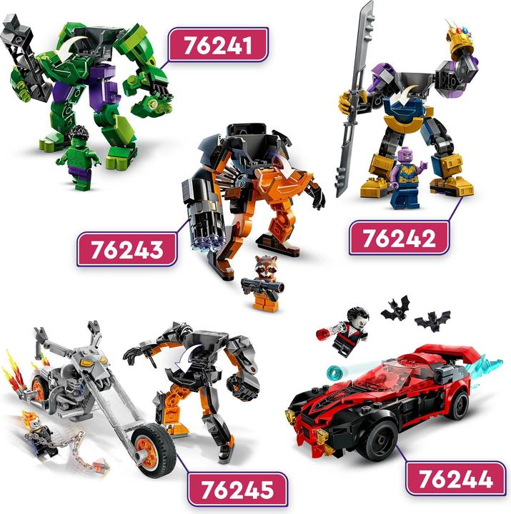 Actual product image LEGO 76245 Ghost Rider with Mech & Bike (76245, LEGO Marvel)