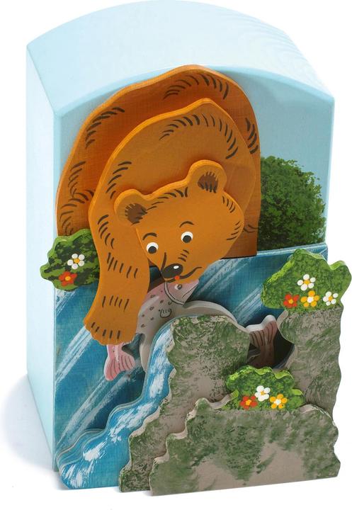Image du produit Weizenkorn Ours avec poisson (Anglais, Allemand, Français, Italien)