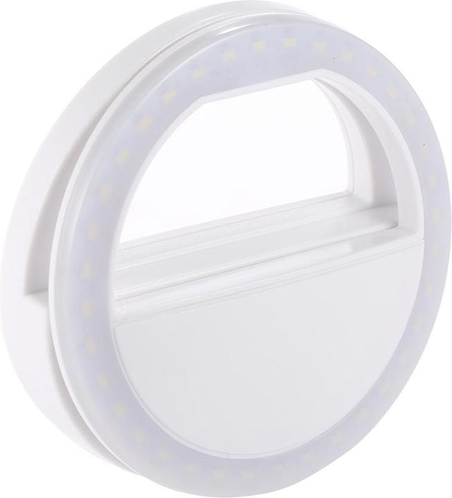 PhoneLook Universal Selfie LED Ring Beauty Star-Light 3 Stufen Helligkeit / Akku