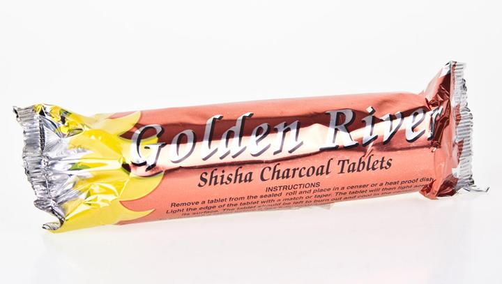 Produktbild Golden River Shishakohle Long Burning ca. 40mm (10 x)