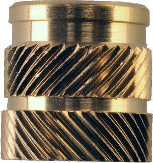 Actual product image Rs Pro Threaded insert brass, M3 x 5.7mm, flange Ø 4.6mm, hole Ø 4mm, 4.6mm (100 pcs.)