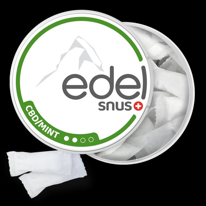 Produktbild Edelweiss CBD Mint (All White Slim) (CBD Snus)