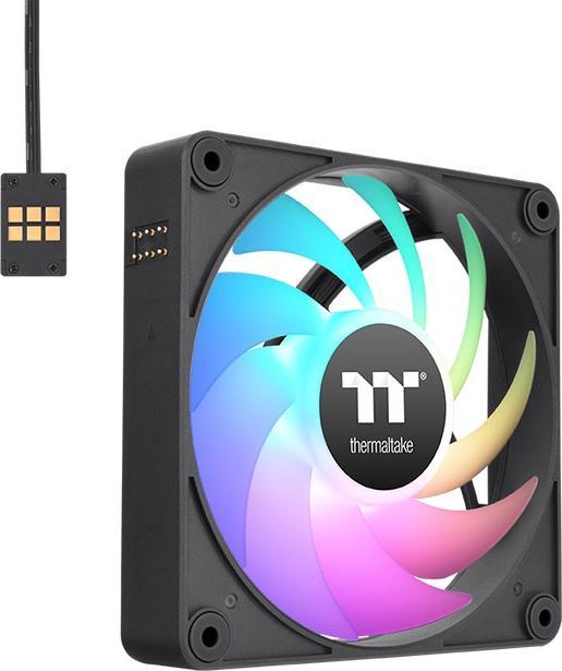 Actual product image Thermaltake PC CASE FAN CT120 EX ARGB SYNC 3 FAN BLACK CL-F181-PL12SW-A (120 mm, 3 x)