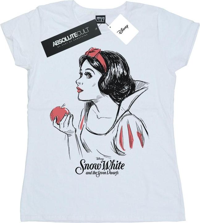 Immagine prodotto Disney Snow White Apple Sketch Maglietta Donna (M)