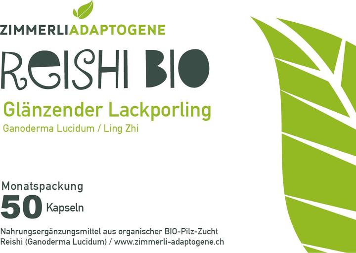 Produktbild Zimmerli Adaptogene Reishi Kapseln (BIO) 100 Kapseln (Kapseln)