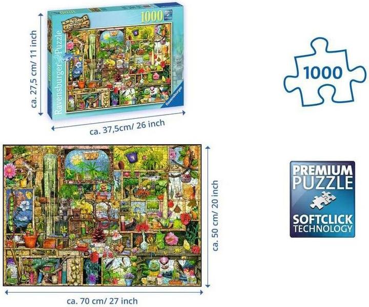 Image du produit Ravensburger Grandiose étagère de jardin (1000 pièces)