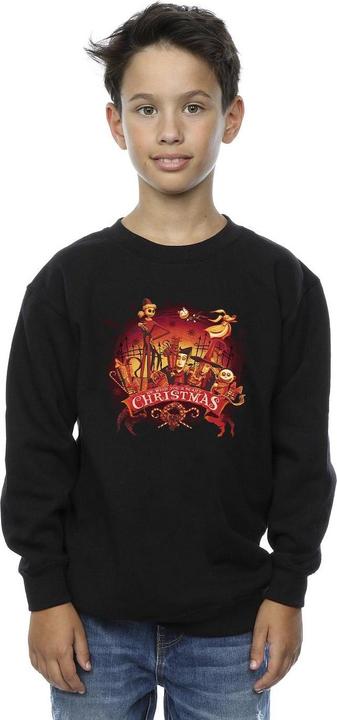 Actual product image Disney Boys The Nightmare Before Christmas Scary Christmas Sweatshirt (152, 158)