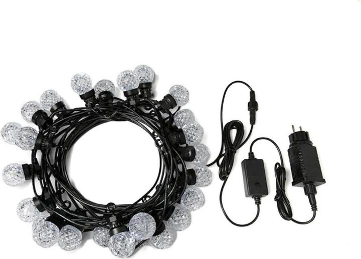 Image du produit Nordic Smartlight Lite Bulb Moments 12m Smart Outdoor Light Chain - 25 x Globe Facets (1.20 m)