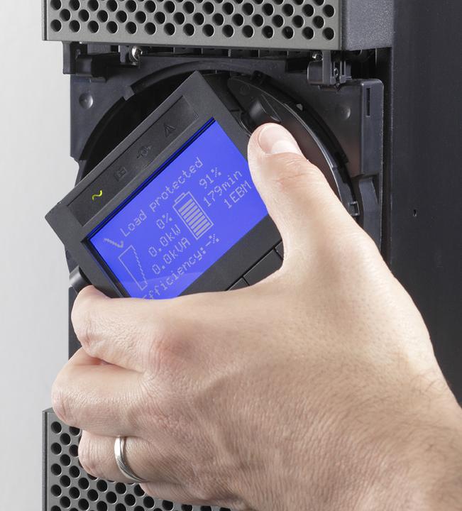 Actual product image Eaton 9PX 1500i RT2U Netpack (1500 VA, 1500 W, Online double converter UPS)