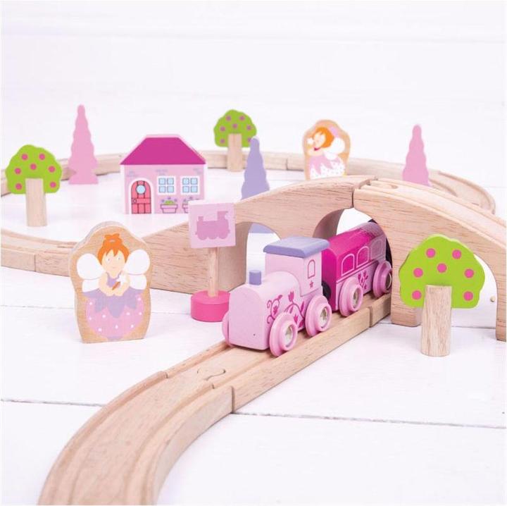 Immagine prodotto Bigjigs Set ferroviario in legno da favola