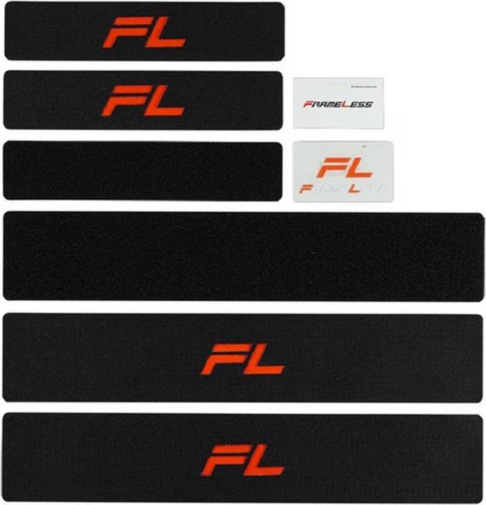 Produktbild Frameless Nummerrahmen (Front + Heck, Langformat)