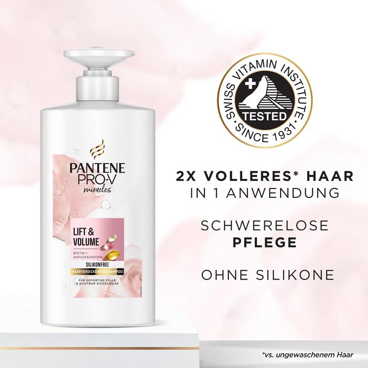 Actual product image Pantene Lift & Volume (500 ml, Liquid shampoo)