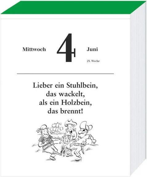 Actual product image Sayings tear-off calendar 2025 (15 x 18 cm, No binding, German)