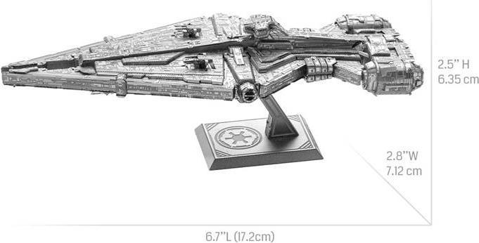 Actual product image Metal Earth Star Wars - Imperial Light Cruiser - Premium metal kit
