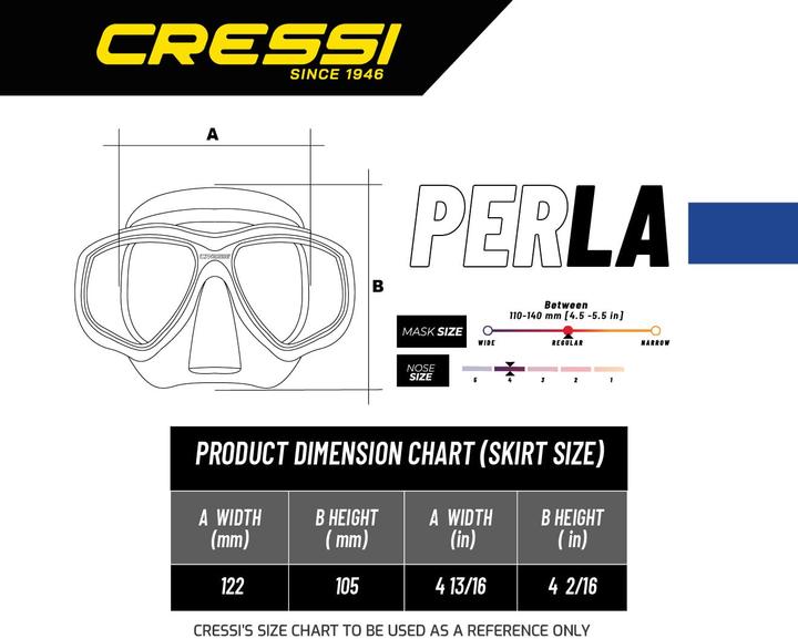 Actual product image Cressi Perla + Mexico