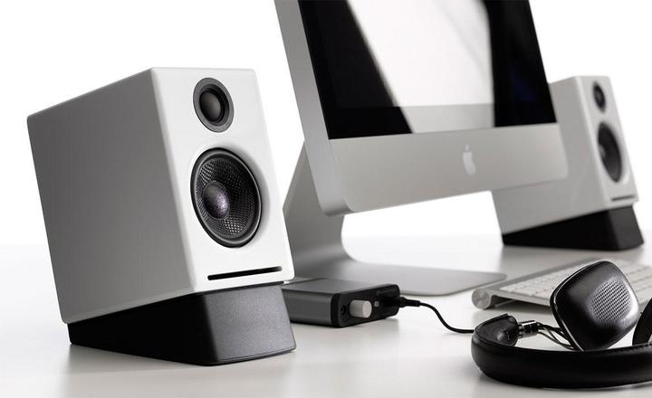 Actual product image Audioengine A2+ Wireless Pair, White (1 pair, 60 W)